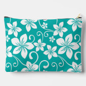 BLAUW HAWAII PATROON IN BLAUWGROEN ETUI (Achterkant)