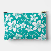 BLAUW HAWAII PATROON IN BLAUWGROEN ETUI (Achterkant)