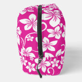 BLAUW HAWAII PATROON IN HEET ROZE TOILETTASJE (Rechts)