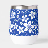 BLAUW HAWAII PATROON IN KONINKLIJK BLAUW (Links)