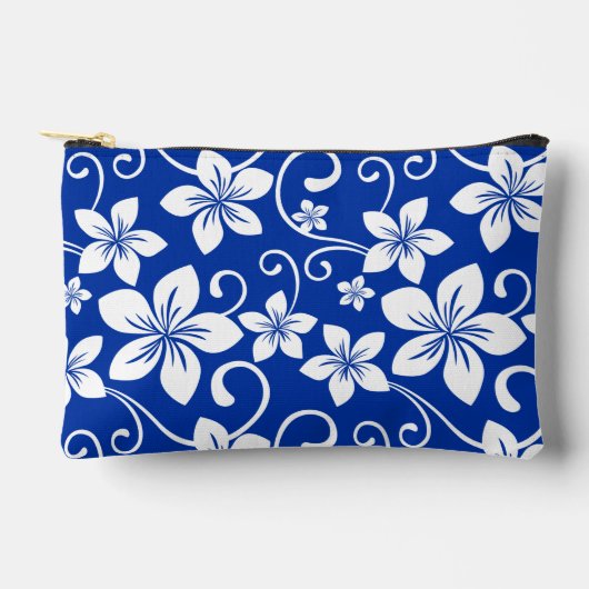 BLAUW HAWAII PATROON IN KONINKLIJK BLAUW ETUI (Voorkant)