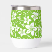 BLAUW HAWAII PATROON IN LIMOEN (Rechts)