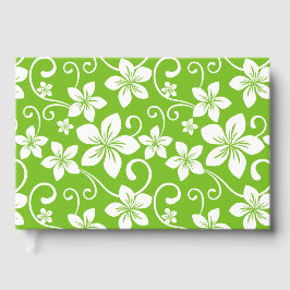 BLAUW HAWAII PATROON IN LIMOEN GASTENBOEK