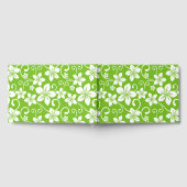 BLAUW HAWAII PATROON IN LIMOEN GASTENBOEK (Volledig)