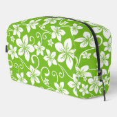 BLAUW HAWAII PATROON IN LIMOEN TOILETTASJE (Rechterhoek)