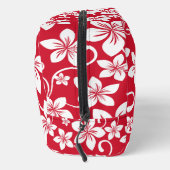 BLAUW HAWAII PATROON IN ROOD TOILETTASJE (Rechts)