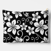 BLAUW HAWAII PATROON IN ZWART ETUI (Achterkant)