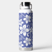 BLAUW HAWAII (PERIWINKEL) FLES VOOR WATER (Achterkant)