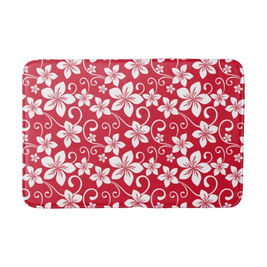 BLAUW HAWAII (RED) BADMAT (Voorkant)