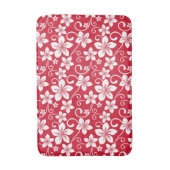 BLAUW HAWAII (RED) BADMAT (Voorkant Verticaal)