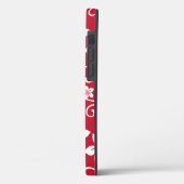 BLAUW HAWAII (RED) Case-Mate iPhone CASE (Achterkant / Links)