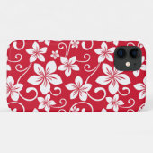 BLAUW HAWAII (RED) Case-Mate iPhone CASE (Achterkant (horizontaal))