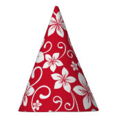 BLAUW HAWAII (RED) FEESTHOEDJES (Rechts)