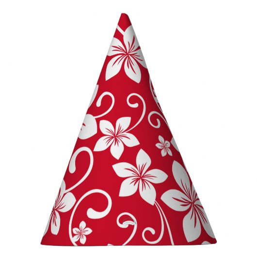 BLAUW HAWAII (RED) FEESTHOEDJES (Rechts)