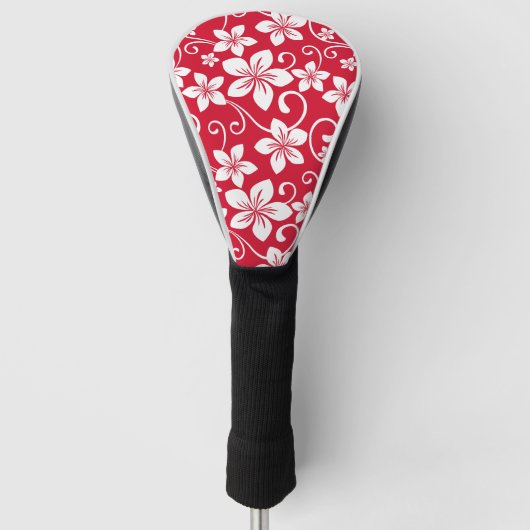 BLAUW HAWAII (RED) GOLFHEADCOVER (Voorkant)