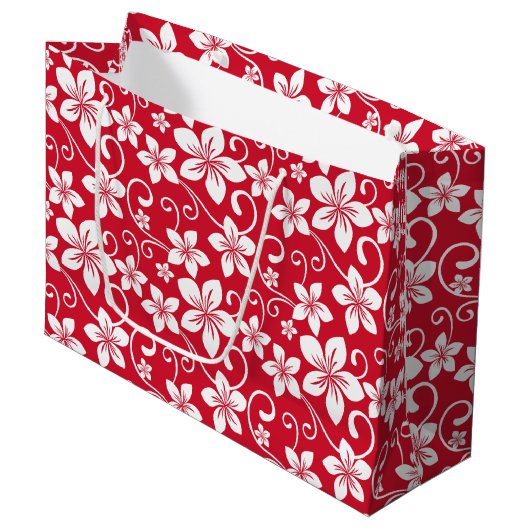 BLAUW HAWAII (RED) GROOT CADEAUZAKJE (Voorkant Gekanteld)