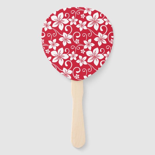 BLAUW HAWAII (RED) HANDWAAIER (Voorkant)