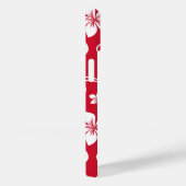 BLAUW HAWAII (RED) Hoesje-Mate iPhone CASE (Achterkant / Rechts)