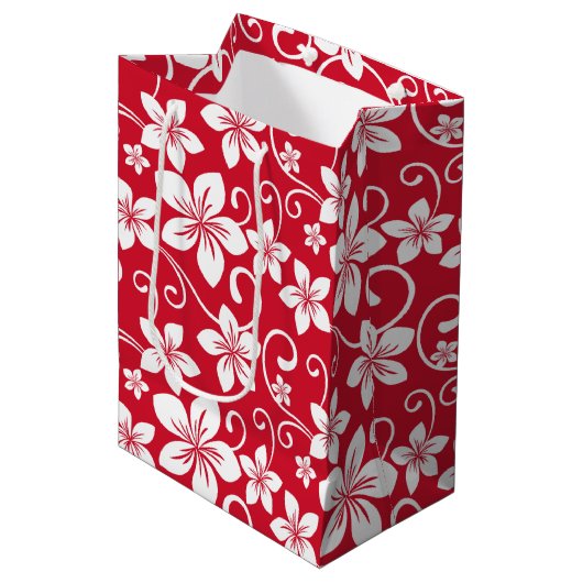 BLAUW HAWAII (RED) MEDIUM CADEAUZAKJE (Voorkant Gekanteld)