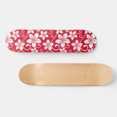 BLAUW HAWAII (RED) PERSOONLIJK SKATEBOARD (Horizontaal)