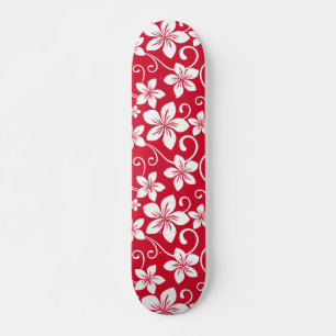 BLAUW HAWAII (RED) PERSOONLIJK SKATEBOARD