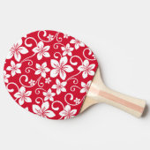 BLAUW HAWAII (RED) TAFELTENNISBATJE (Zijkant)