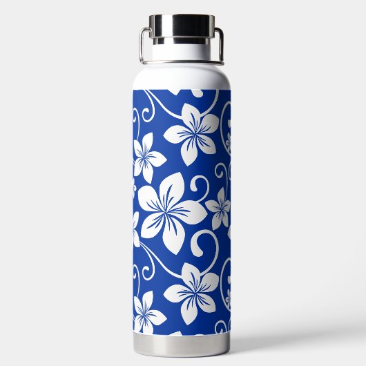 BLAUW HAWAII (ROYAL BLUE) FLES WATER (Achterkant)