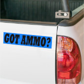 Blauw heeft ammo? bumpersticker (Op Truck)