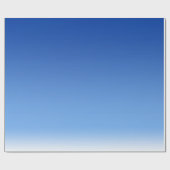 Blauw hemelachtergrondpapier 30 inch hoog cadeaupapier (Vlak)