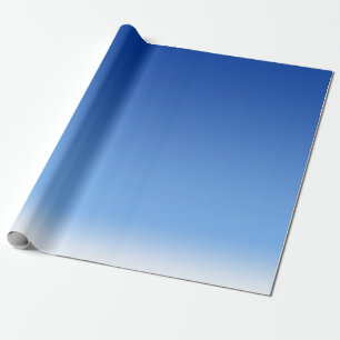 Blauw hemelachtergrondpapier 30 inch hoog cadeaupapier