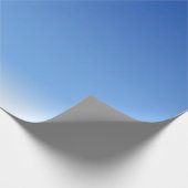 Blauw hemelachtergrondpapier 30 inch hoog cadeaupapier (Hoek)