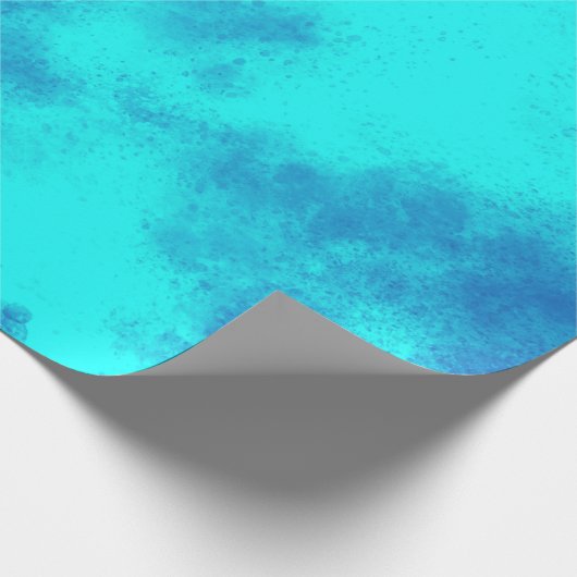 Blauw hemelpapier cadeaupapier (Hoek)