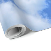 Blauw hemelpapier cadeaupapier (Rol Hoek)