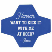 Blauw Herfstbal Voorstel Kick It With Me Hoco Voetbal (Enkel)