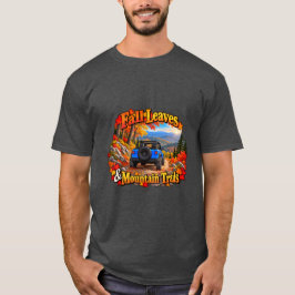 Blauw_Herfstbladeren & Bergpaden T-Shirt