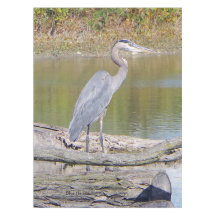Blauw Heron tafelkleed