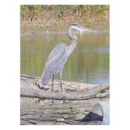 Blauw Heron tafelkleed
