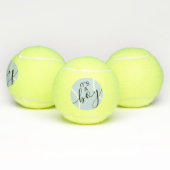 Blauw het Baby shower van een jongen Tennisballen (Multi)