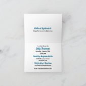 Blauw Het is een Baby shower van een Baby-jongen (Binnen)