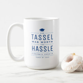 Blauw het kwastje was het gedoe Afstuderen waard Koffiemok