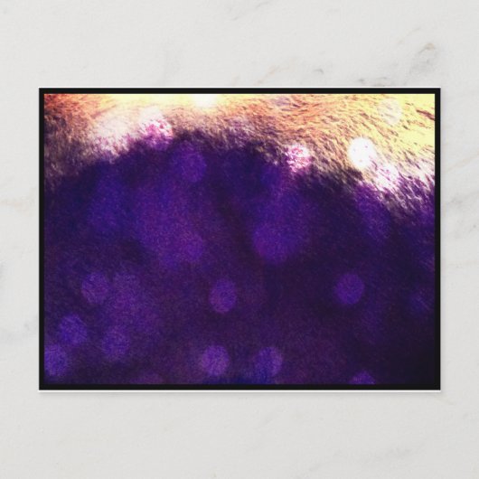 Blauw het voelen briefkaart (Voorkant)