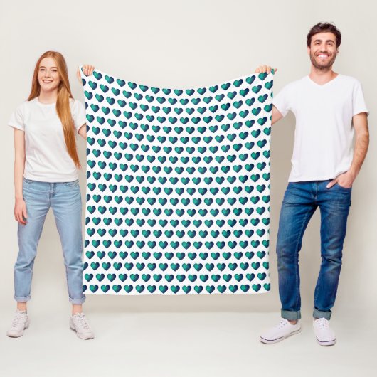Blauw hitech-hardebiet fleece deken (In situ)