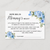 Blauw Hoe groot is de membleem-tweetalige kaart Plaatskaartje (Voorkant)