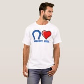 Blauw Hoefijzer verliest Anacott Steel t shirt (Voorkant volledig)
