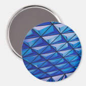 blauw hoekrooster magneet (Voorkant / Achterkant)