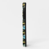 blauw hoesje voor rockkunst (Achterkant/links)