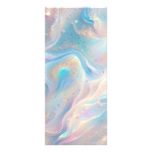 Blauw holografisch opaal goud glitters make-up, sc reclamekaart (Achterkant)