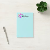 blauw hondenliefhebbers Paw Afdrukken Tekst toevo Post-it® Notes (Kantoor)