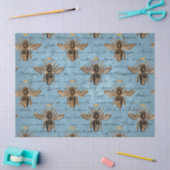 blauw honingbijendebetpapier tissuepapier (Craft)