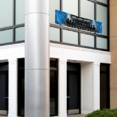 Blauw Honkbal Softbal Dugout Banner Sportteam (Buitenkant Gebouw)